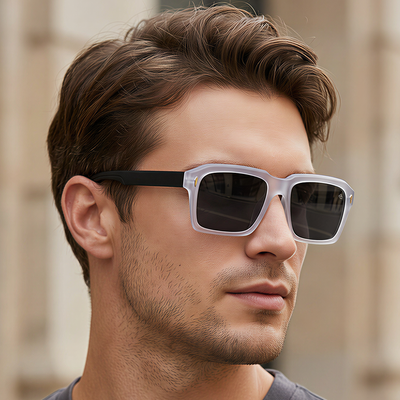 Eyejack Grey Wayfarer Sunglasses for Men & Women (5618CL1043)