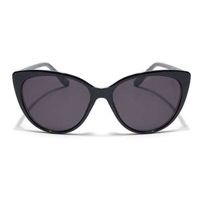 Eyejack Black Cateye Sunglasses for Women (35004CL899)