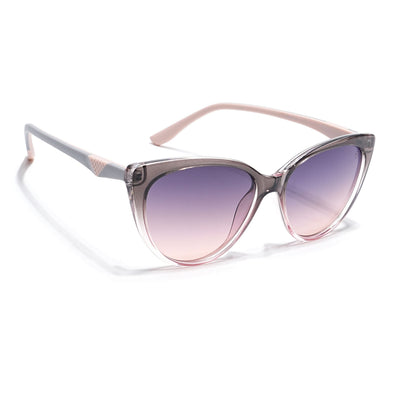 Eyejack Grey & Pink Cateye Sunglasses for Women (35004CL900)