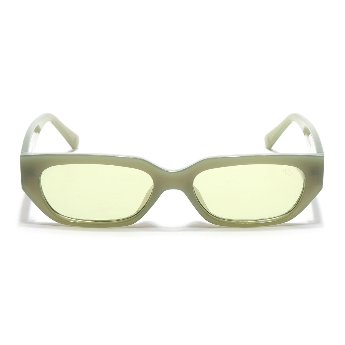 Eyejack Olive Rectangle Sunglasses for Men & Women (3563CL985)