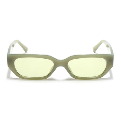 Eyejack Olive Rectangle Sunglasses for Men & Women (3563CL985)