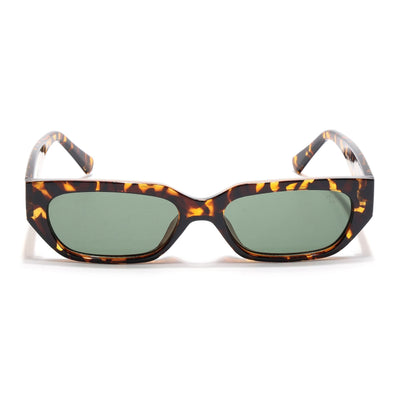 Eyejack Demi Brown Rectangle Sunglasses for Men & Women (3563CL989)