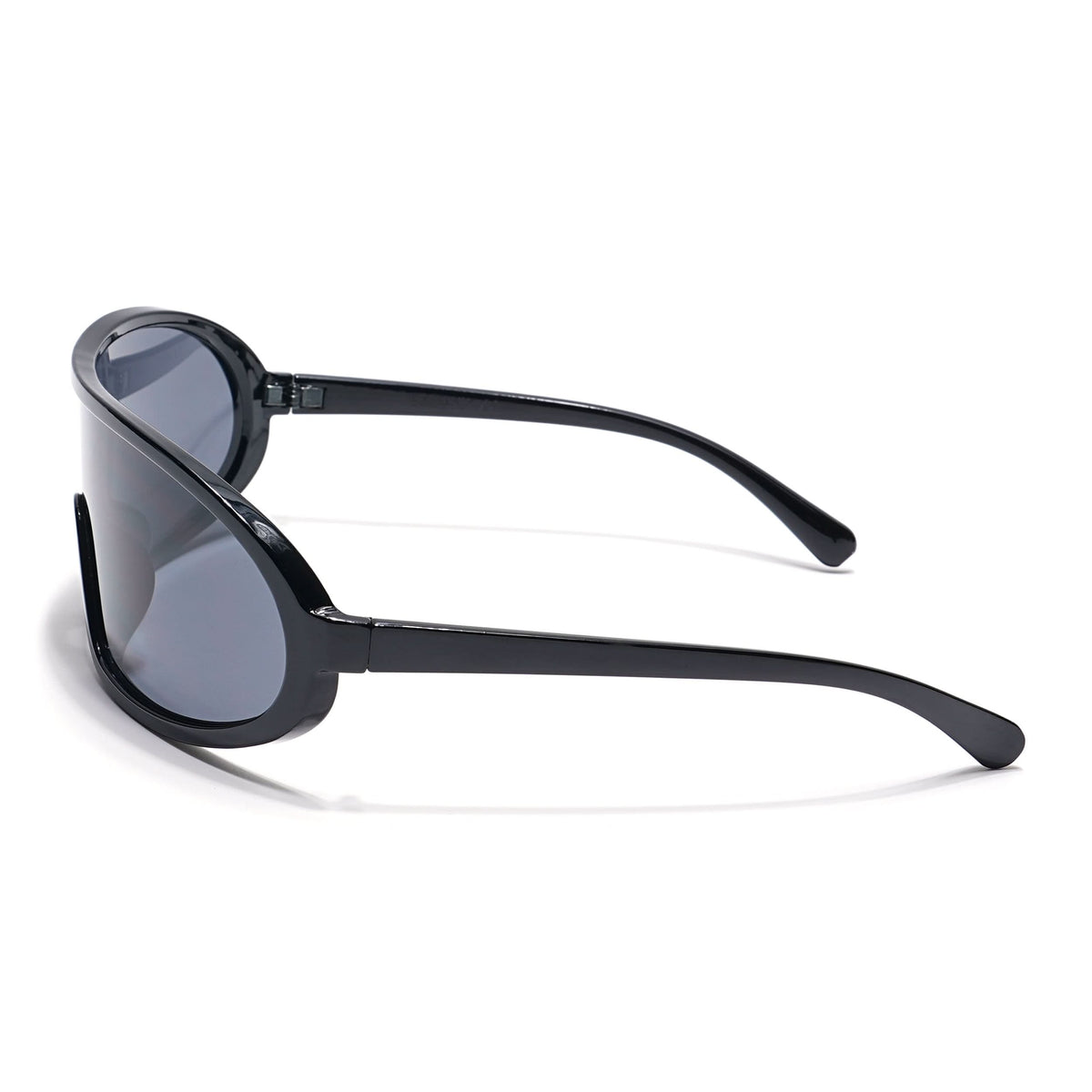 Eyejack Black Wrap Around Sunglasses for Men & Women (3699CL901)