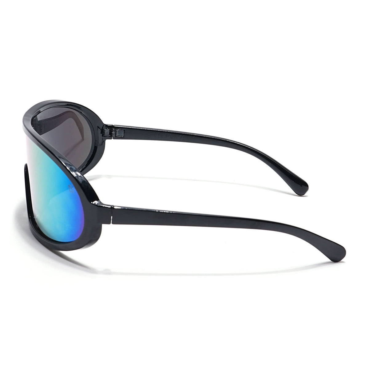 Eyejack Black Wrap Around Sunglasses for Men & Women (3699CL902)