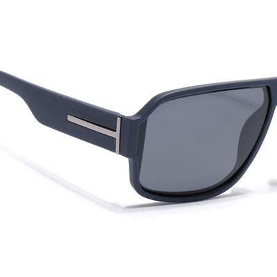 Eyejack Grey Wayfarer Polarized Sunglasses for Men & Women (3710PCL1203)