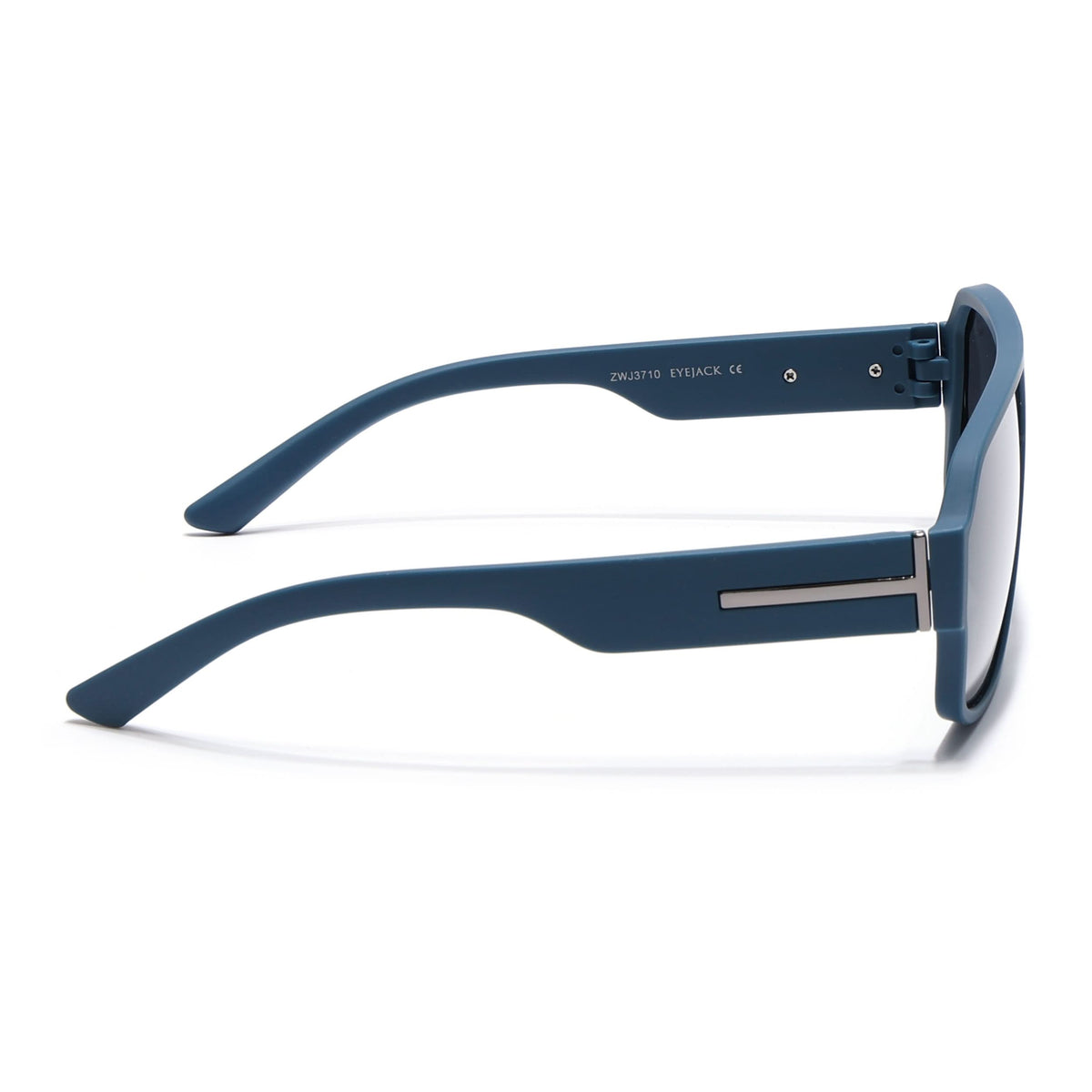 Eyejack Blue Wayfarer Polarized Sunglasses for Men & Women (3710PCL1204)