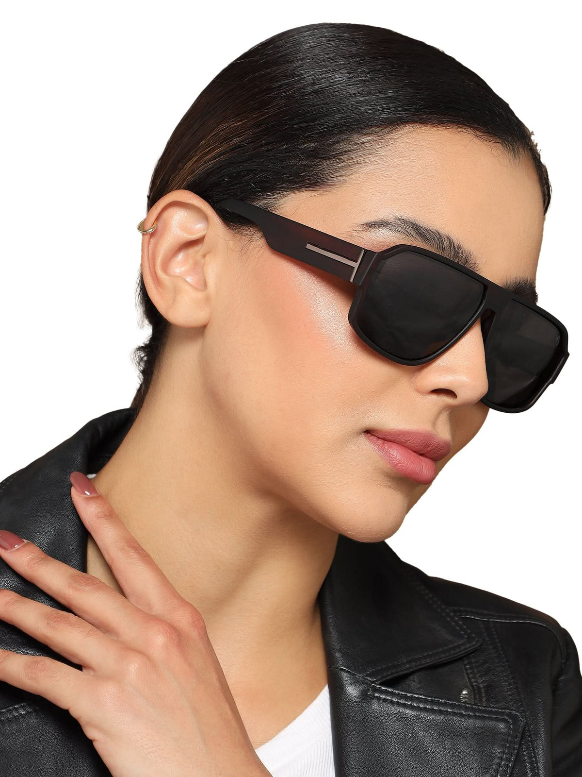 Eyejack Brown Wayfarer Polarized Sunglasses for Men & Women (3710PCL1206)