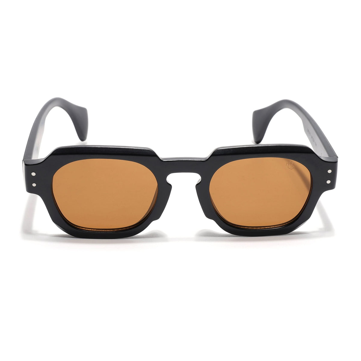 Milan - Black Round Sunglasses I Brown Lense (3717CL992)