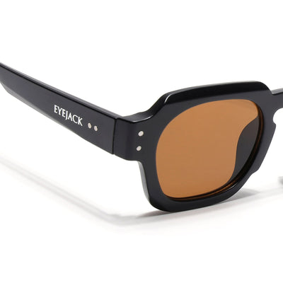 Milan - Black Round Sunglasses I Brown Lense (3717CL992)
