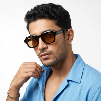 Milan - Black Round Sunglasses I Brown Lense (3717CL992)