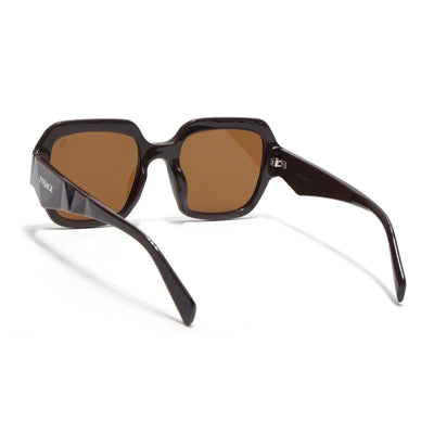 Eyejack Brown Oversize Sunglasses for Women (3732CL995)