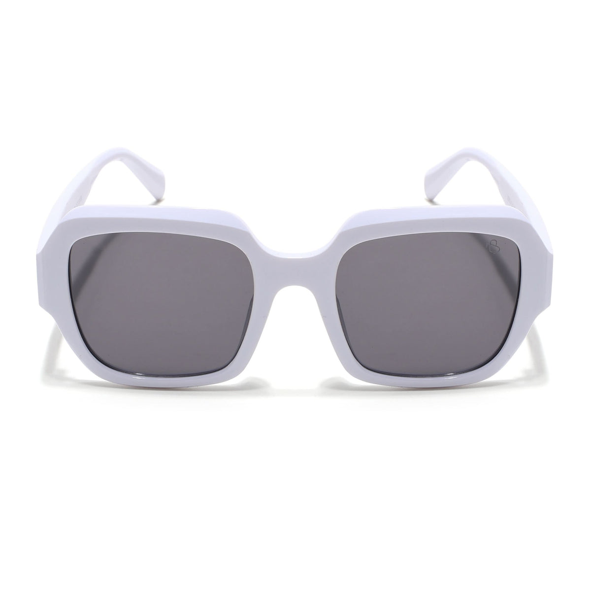 Eyejack White Oversize Sunglasses for Women (3732CL997)