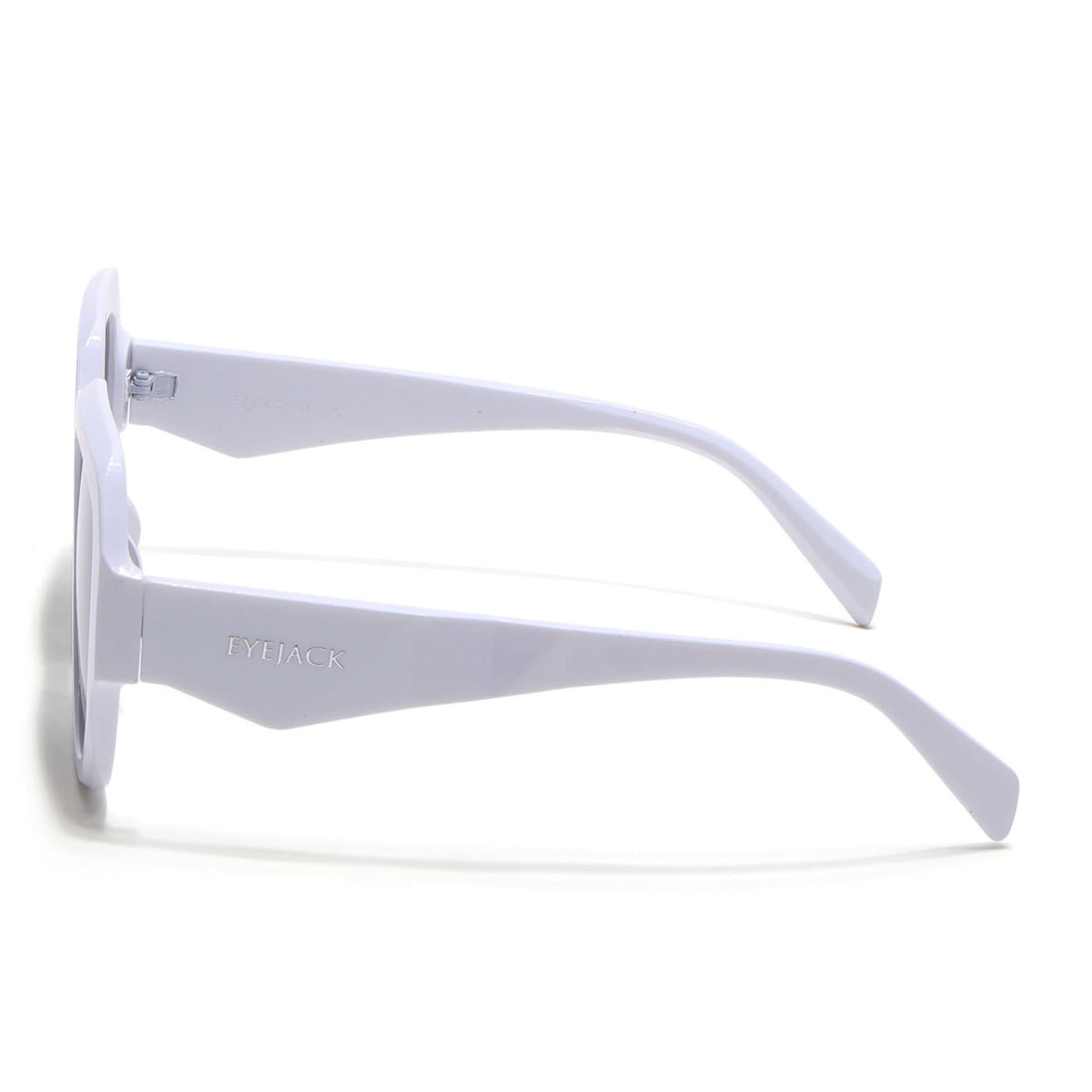 Eyejack White Oversize Sunglasses for Women (3732CL997)