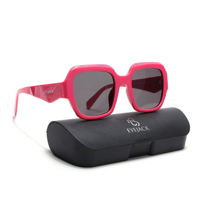 Eyejack Hot Pink Oversize Sunglasses for Women (3732CL998)