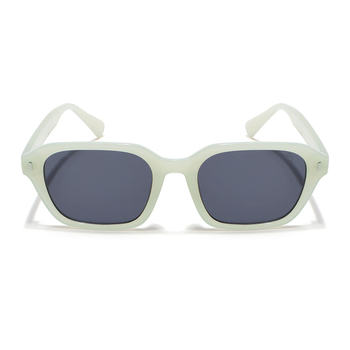 Eyejack Sea Green Square Sunglasses for Men & Women (3740CL1001)