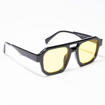 Solar - Yellow Lense I Shine Black Sunglasses - 3753CL508-C3