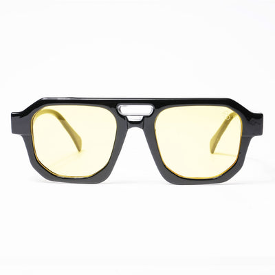 Solar - Yellow Lense I Shine Black Sunglasses - 3753CL508-C3