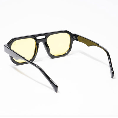 Solar - Yellow Lense I Shine Black Sunglasses - 3753CL508-C3