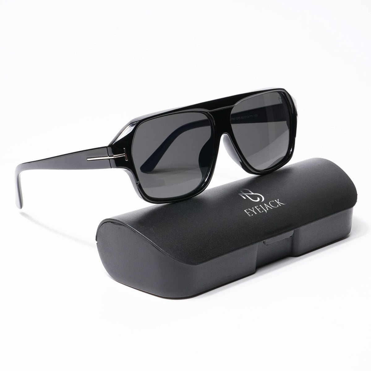 BEAM - Shine Black Square Sunglasses I 3793CL512-C1
