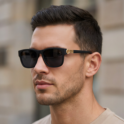 Eyejack Black Wayfarer Sunglasses for Men & Women (2313CL1035)