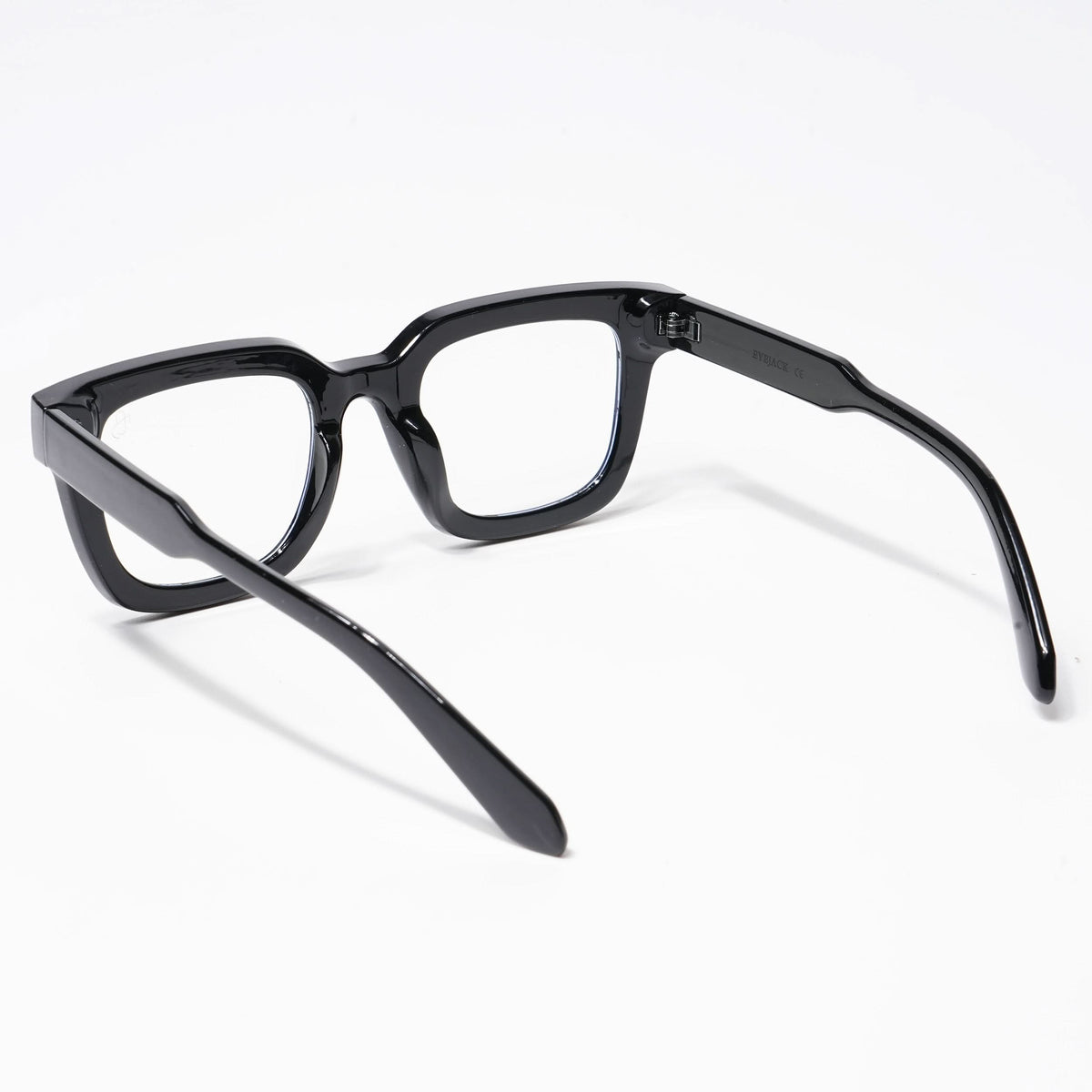 Cubix - Shine Black Square Eyeglasses I Transparent Lens (3803CL529-C1)