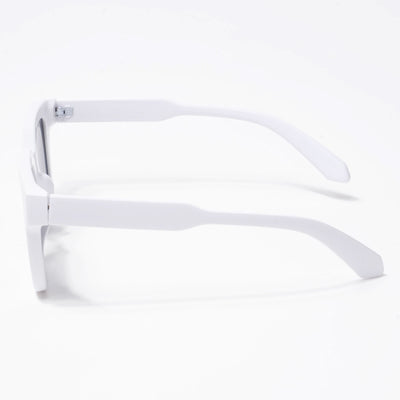 Cubix - White Square Sunglasses I Black Lens - 3803CL527-C4)