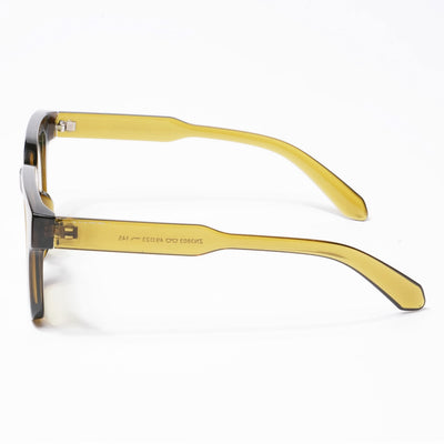 Cubix - Green Square Sunglasses I Clear Lens - 3803CL528-C3