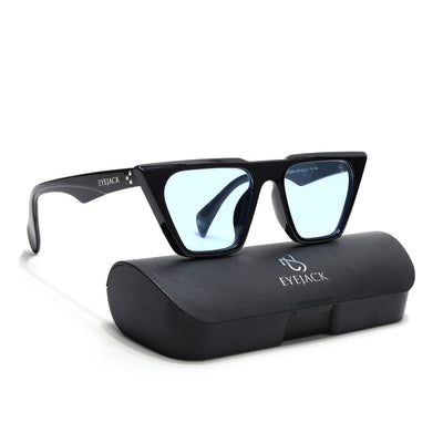 Eyejack Black Cateye Sunglasses for Women (3863CL1015)