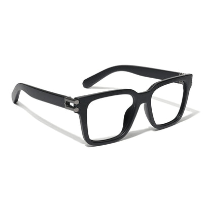 Sonic - Matt Black Square Eyeglasses I 82102CL584-C2