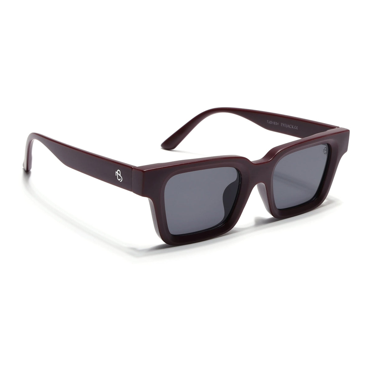 Eyejack Red Square Sunglasses for Men & Women (4834CL1194)