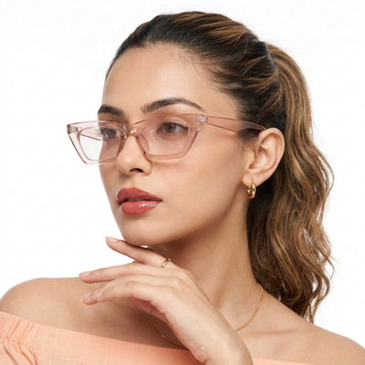 Eyejack Light Brown Cateye Sunglasses for Women (5003CL1231)
