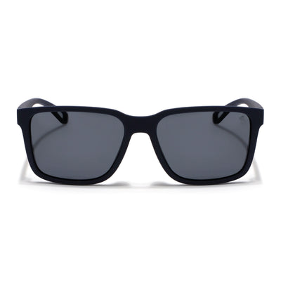 Eyejack Navy Blue Wayfarer Polarized Sunglasses for Men & Women (5066PCL1240)
