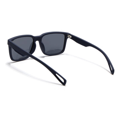 Eyejack Navy Blue Wayfarer Polarized Sunglasses for Men & Women (5066PCL1240)