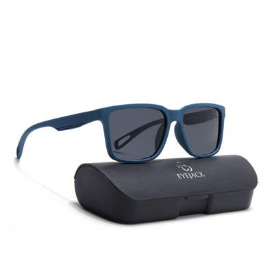Eyejack Blue Wayfarer Polarized Sunglasses for Men & Women (5066PCL1241)