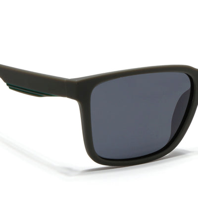 Eyejack Green Wayfarer Polarized Sunglasses for Men & Women (5066PCL1242)