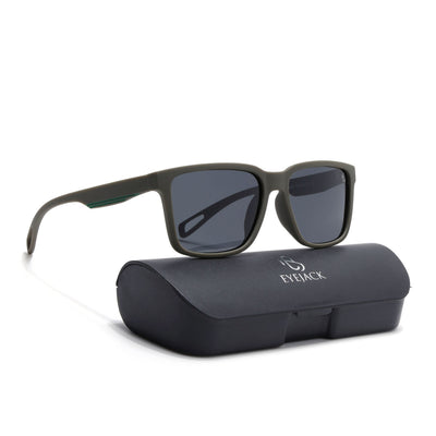 Eyejack Green Wayfarer Polarized Sunglasses for Men & Women (5066PCL1242)