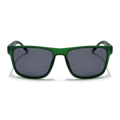 Eyejack Dark Green Wayfarer Polarized Sunglasses for Men & Women (5078PCL1284)