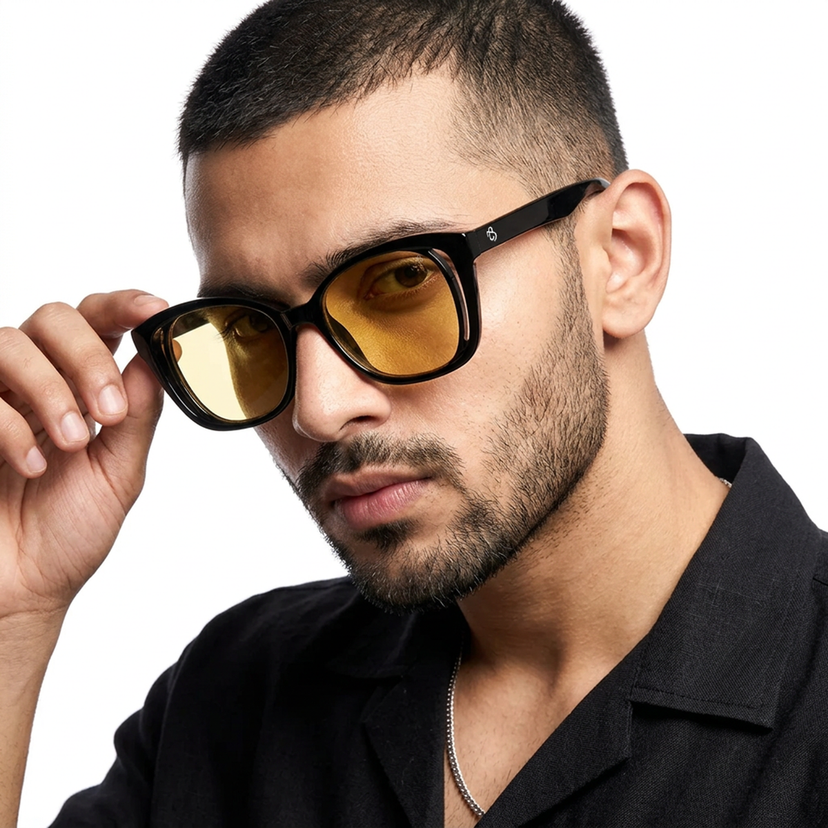Eyejack Shine Black Round Sunglasses for Women (5082CL1219)