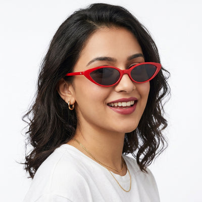 Eyejack Red Cateye Sunglasses for Women (5083CL1235)