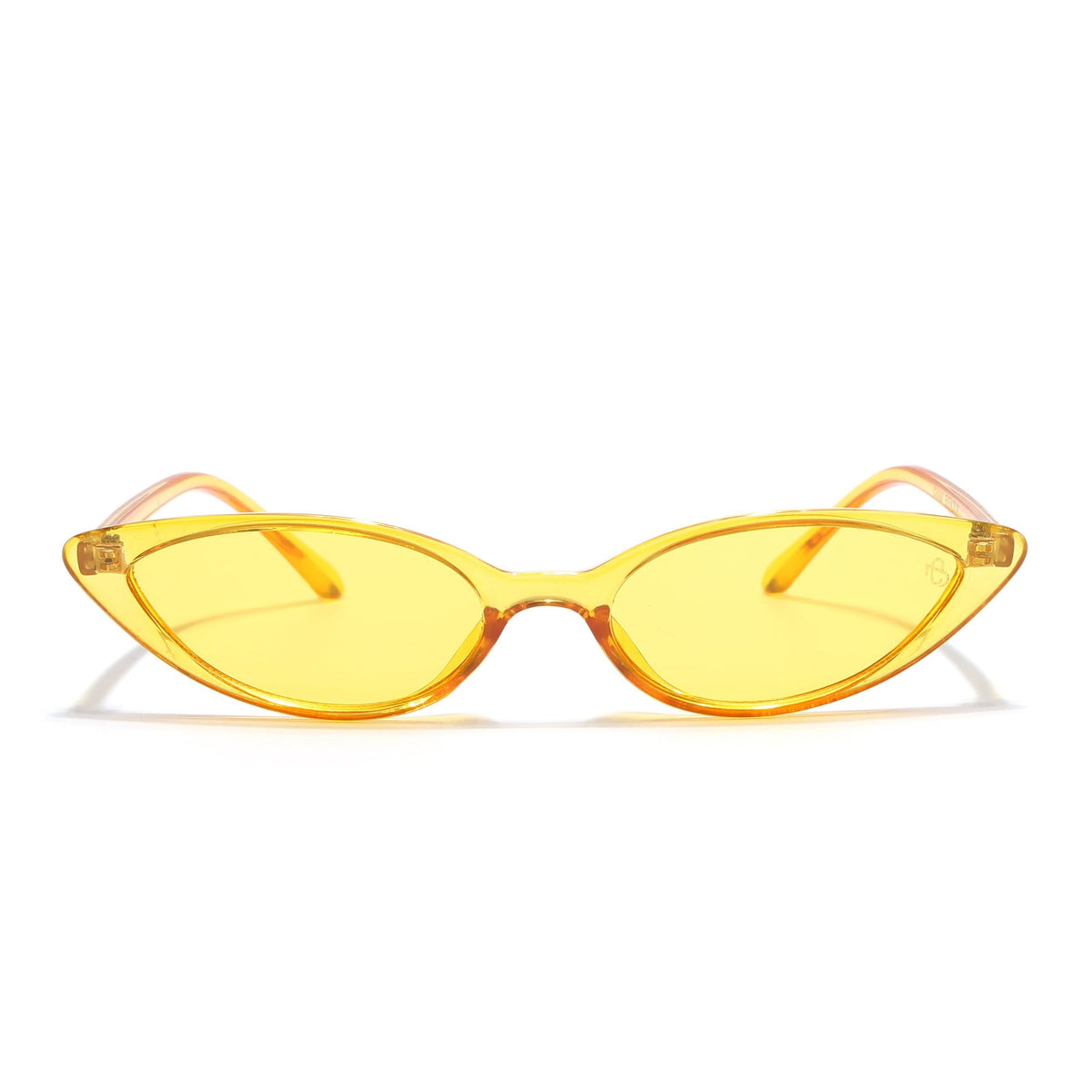 Eyejack Yellow Cateye Sunglasses for Women (5083CL1237)