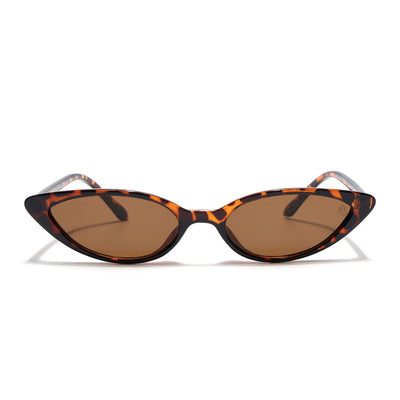 Eyejack Demi Brown Cateye Sunglasses for Women (5083CL1238)