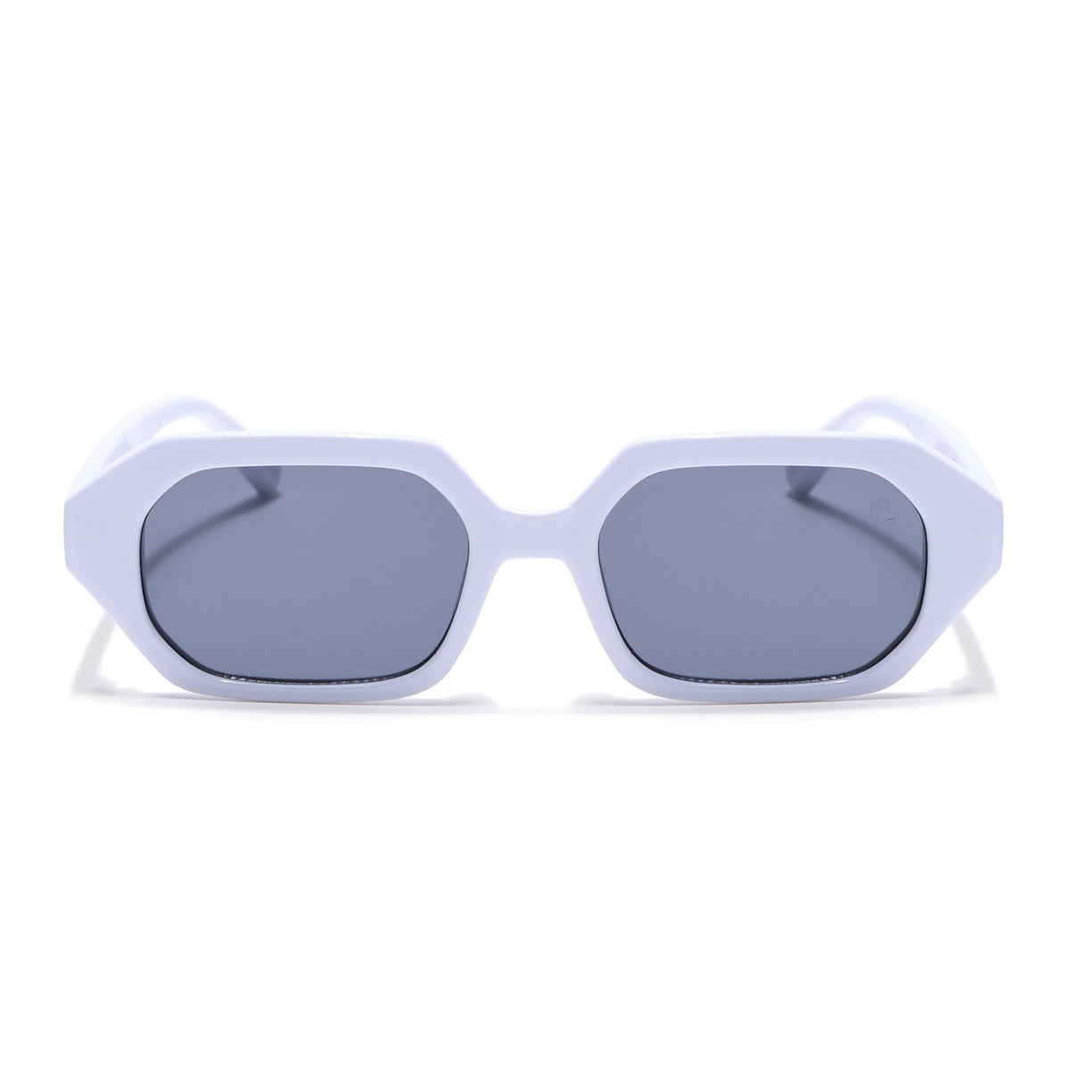 Eyejack White Square Sunglasses for Men & Women (5088CL1255)