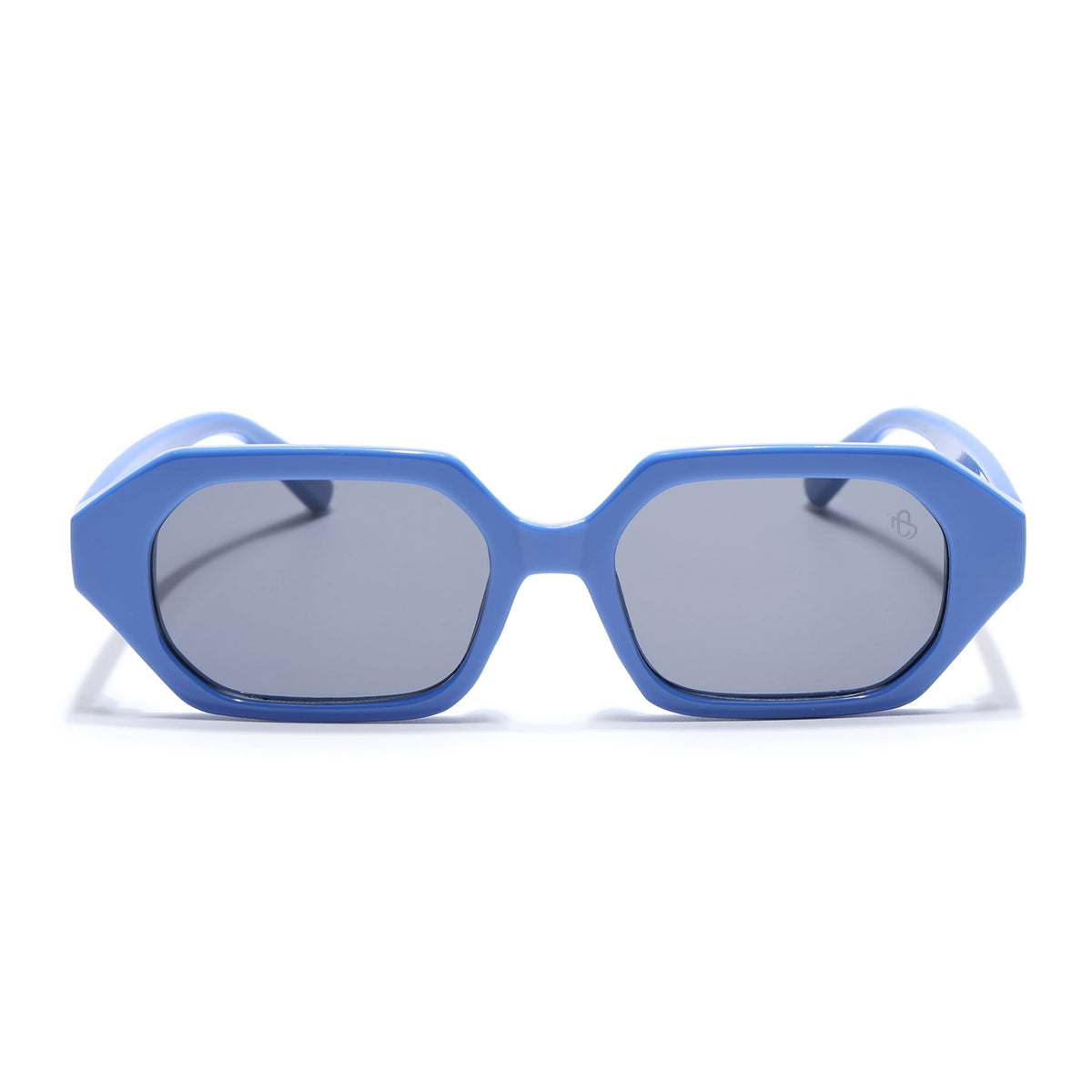 Eyejack Blue Square Sunglasses for Men & Women (5088CL1256)