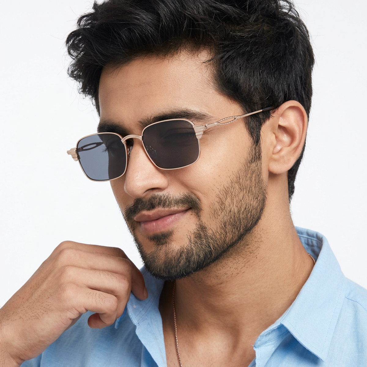 LINE I Golden Rectangle Sunglasses (5111CL2589)