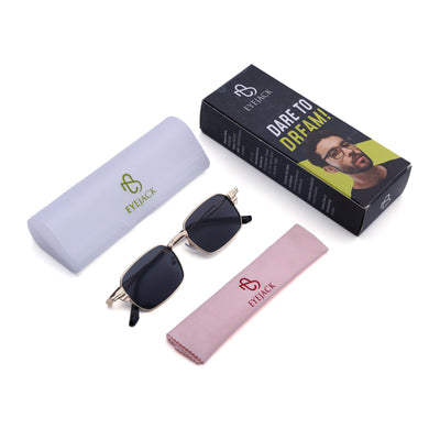 Eyejack Golden Rectangle Sunglasses for Men & Women (5111CL2589)