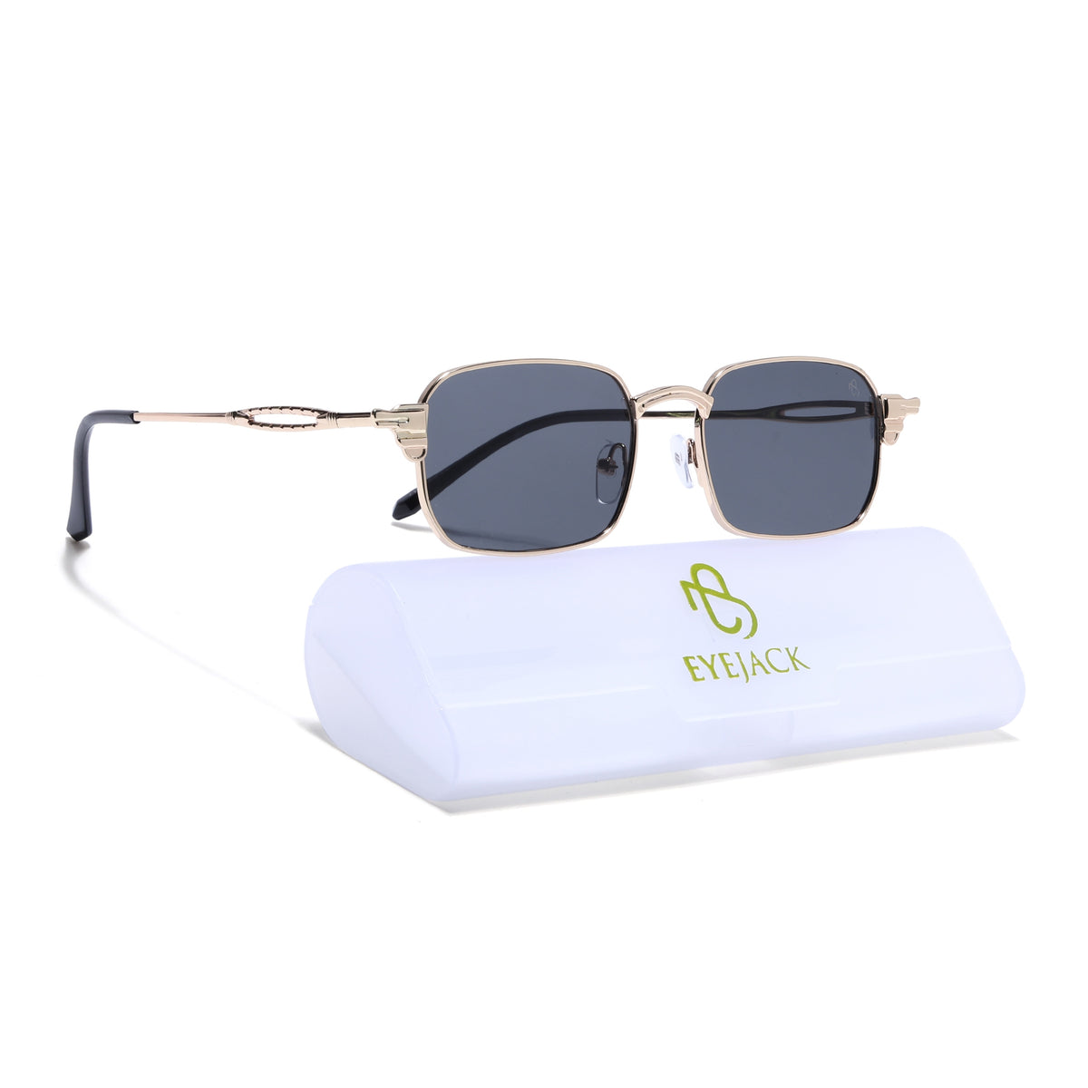 Eyejack Golden Rectangle Sunglasses for Men & Women (5111CL2589)
