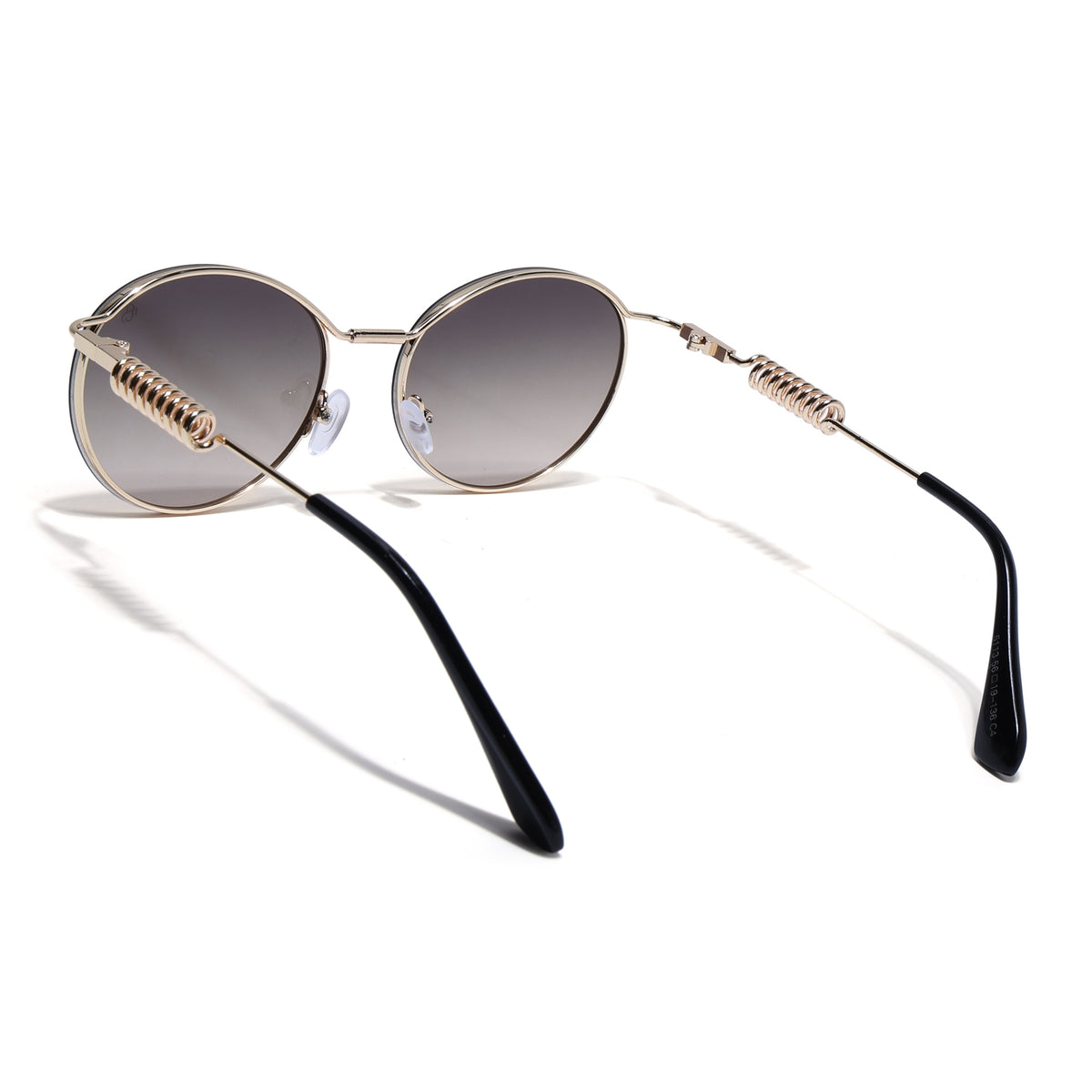 Eyejack Golden Oval Sunglasses for Men & Women (5113CL2586)
