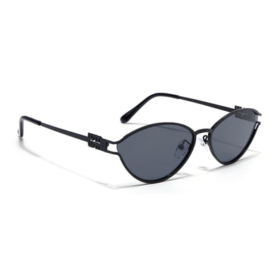 Eyejack Black Cateye Sunglasses for Women (5114CL2569)