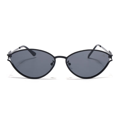 Eyejack Black Cateye Sunglasses for Women (5114CL2569)