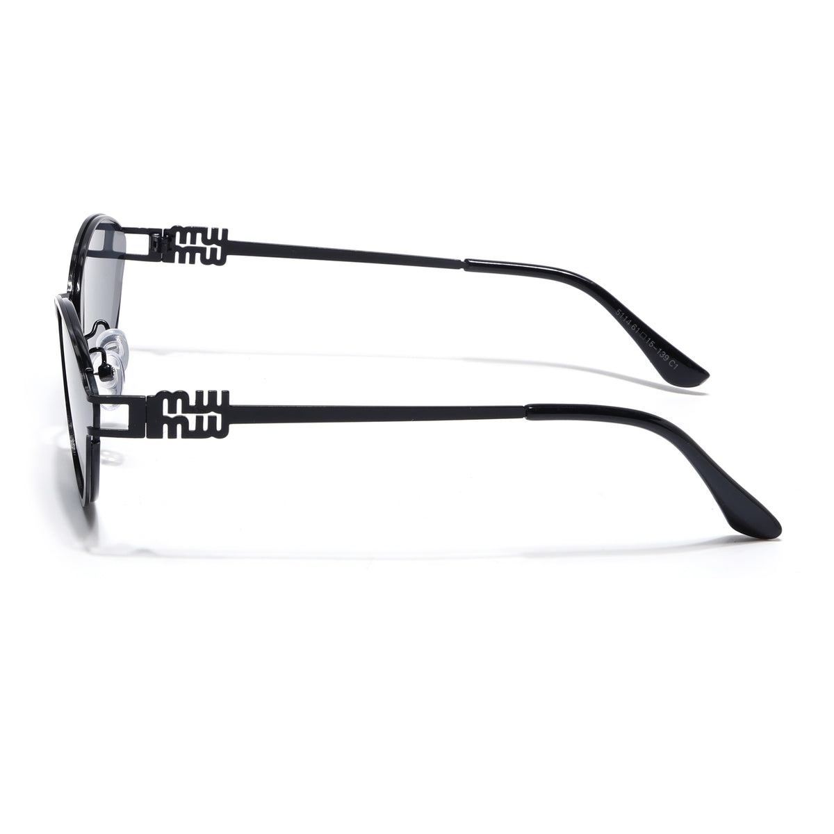 Eyejack Black Cateye Sunglasses for Women (5114CL2569)